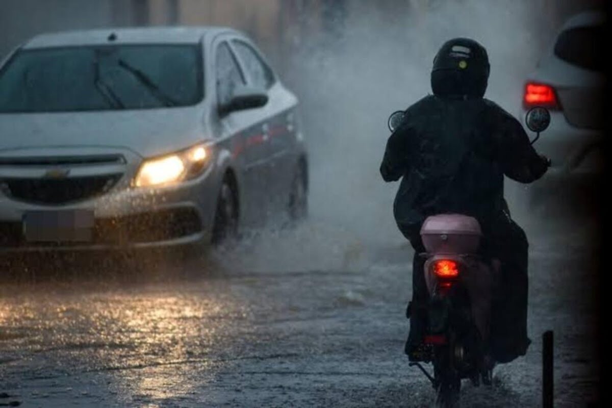 Frente fria avança em Goiás com previsão de chuvas intensas e tempestades