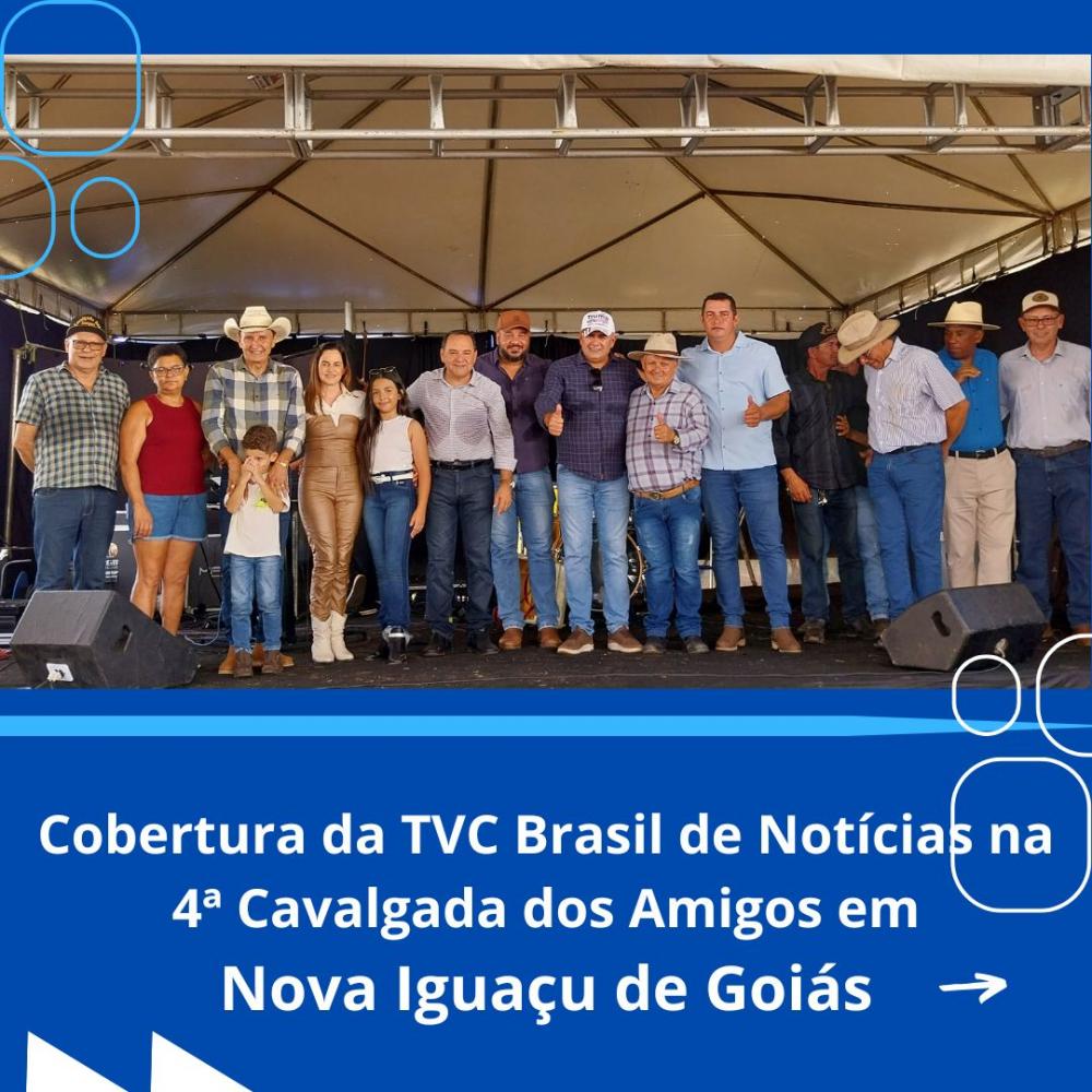 4ª cavalgada dos amigos em Nova Iguaçu de Goiás supera as expectativas dos organizadores.