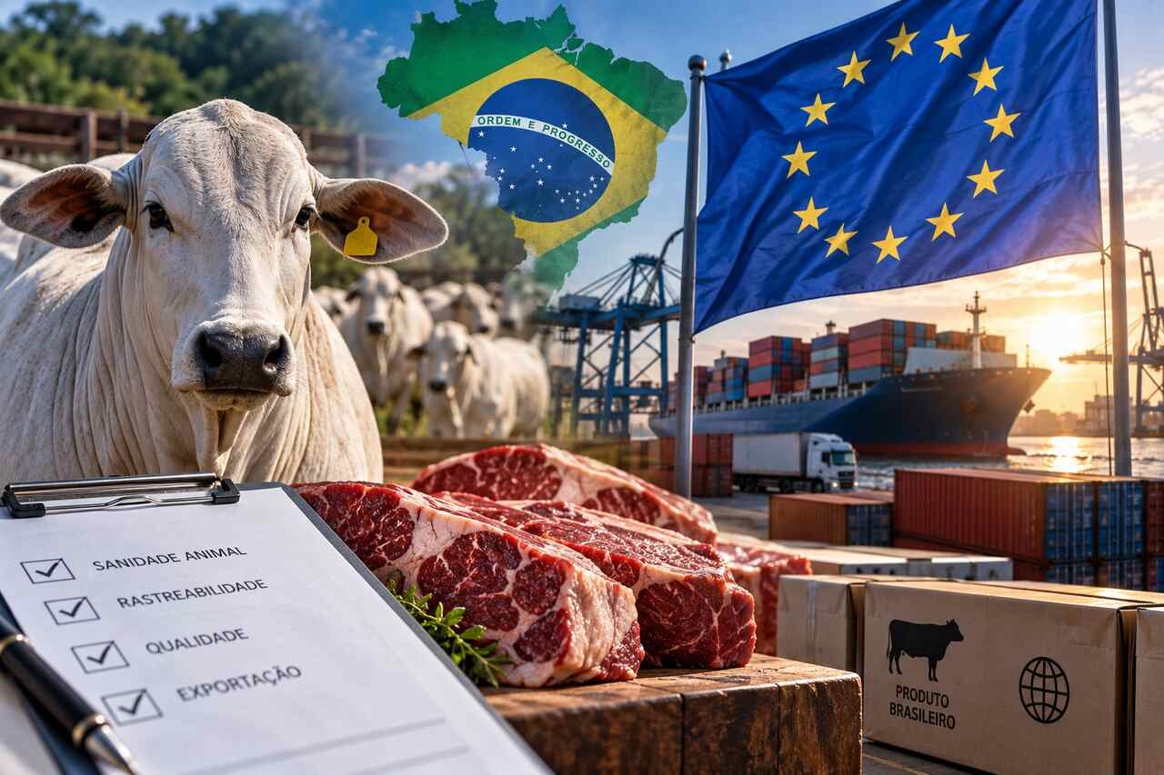 Auditoria abre caminho para aves e mel, mas carne bovina de Goiás segue sob pressão na Europa
