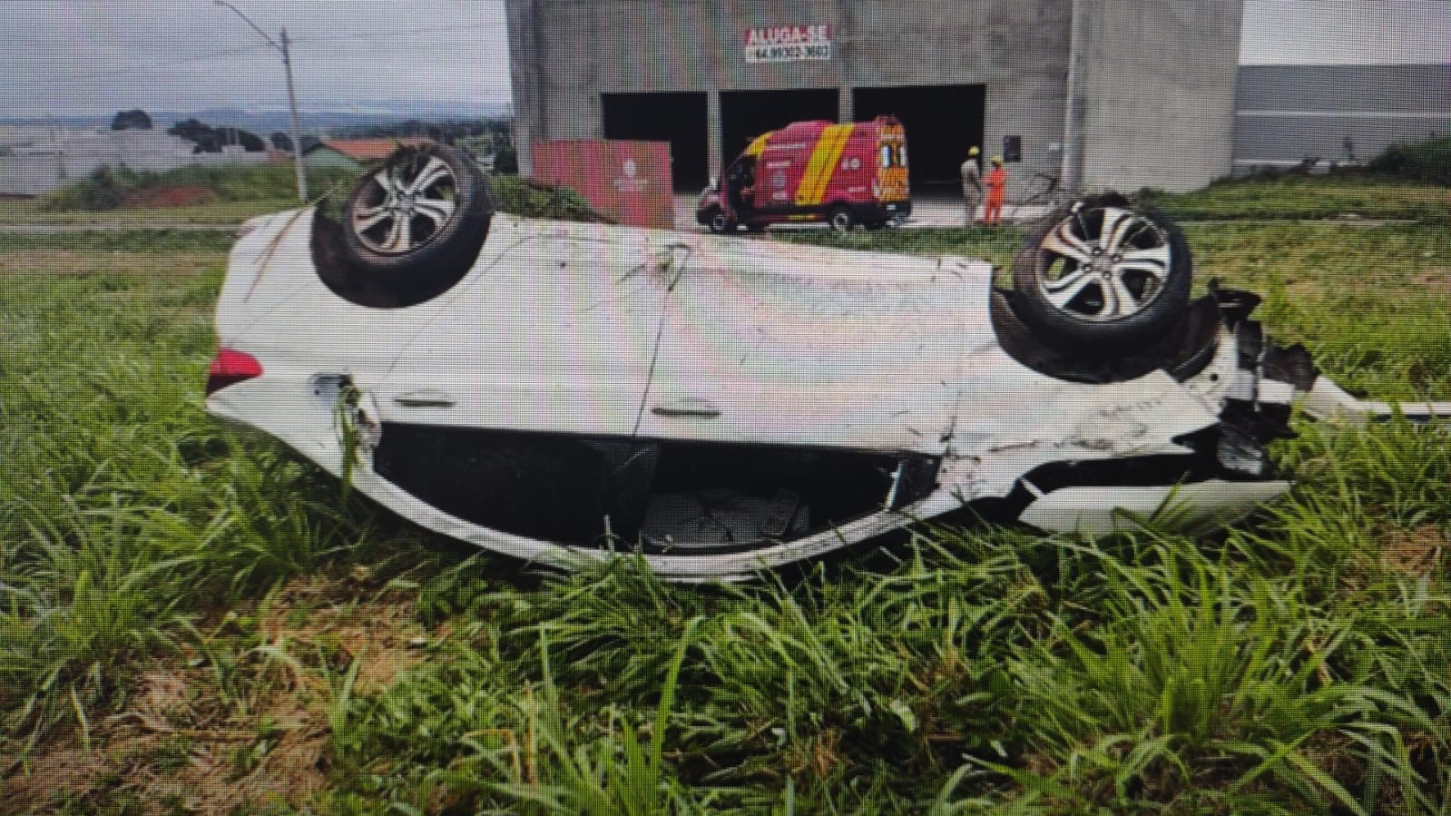 Bombeiros em São Luís de Montes Belos foram acionados para grave acidente de trânsito, na GO-164