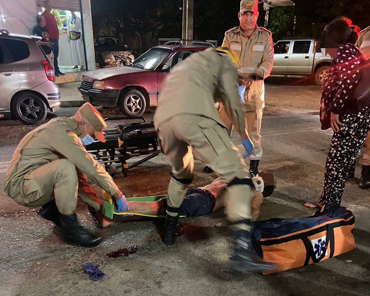 Homem é atropelado no bairro Ipanema em Catalão; motorista foge do local