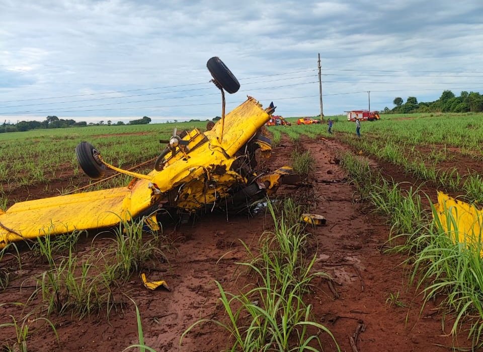 Queda de aeronave mobiliza Bombeiros na zona rural de Quirinópolis