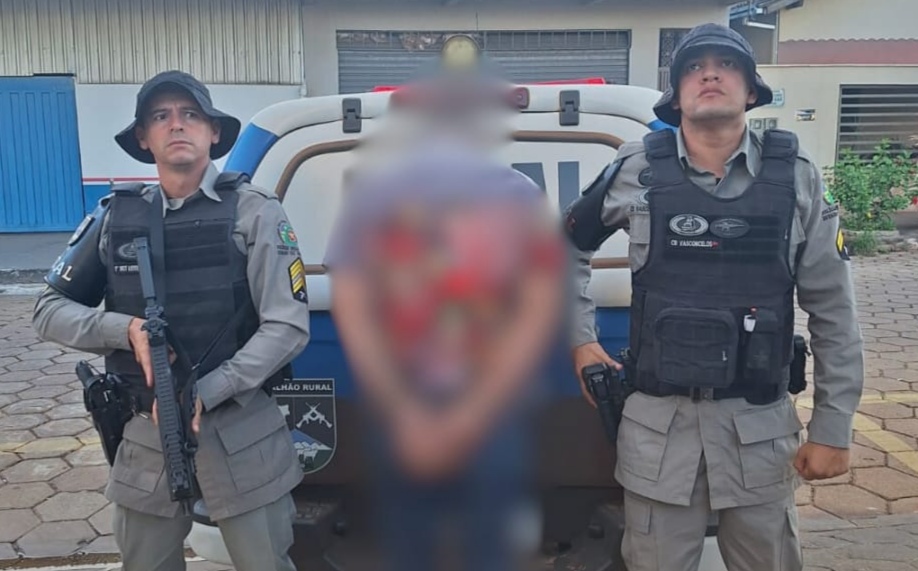 Batalhão Rural prende foragido da Justiça na zona rural de Pires do Rio