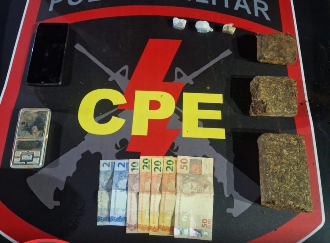 CPE flagra tráfico de drogas e prende suspeito em Campo Alegre