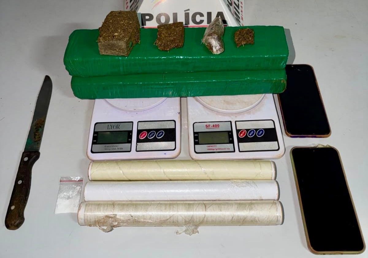 Dois irmãos são presos por tráfico de drogas durante operação no bairro Alto da Colina