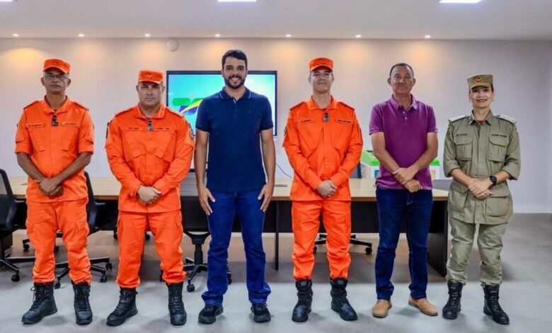 Corpo de Bombeiros Militar do Estado de Goiás em reunião estratégica para implantação das futuras instalações.