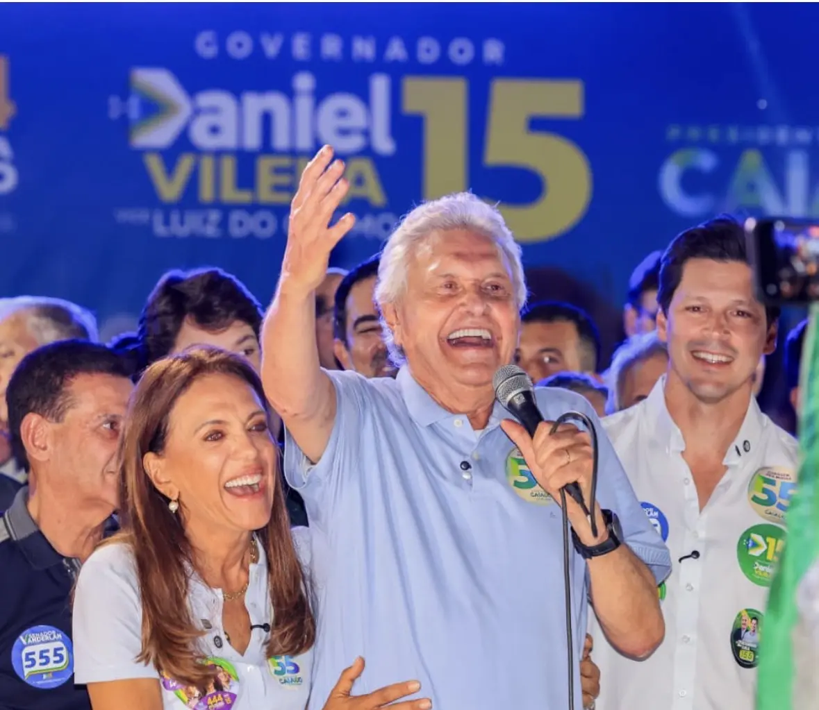 “Daniel Vilela está pronto para continuar o governo mais bem avaliado do Brasil”, afirma Caiado