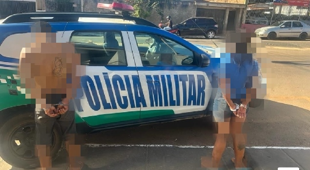 Polícia Militar de Pires do Rio realiza prisão de autores de roubo em residência