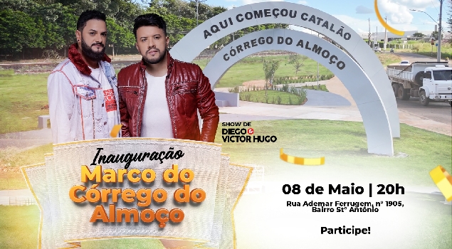 Inauguração da praça córrego do almoço: Resgatando a história de Goiás e Catalão