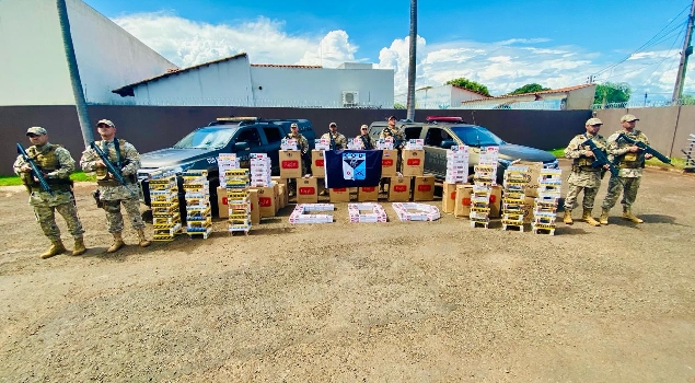 Operação policial desarticula rede de contrabando de cigarros do Paraguai em Goiânia