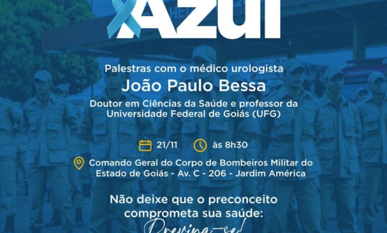 Roda de conversa Novembro Azul – Corpo de Bombeiros Militar do Estado de Goiás