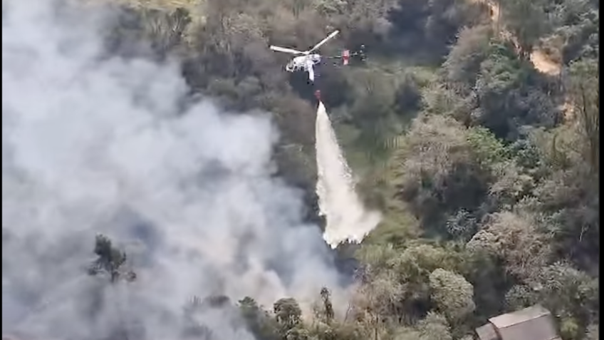 SP faz maior operação aérea da história no combate a incêndios